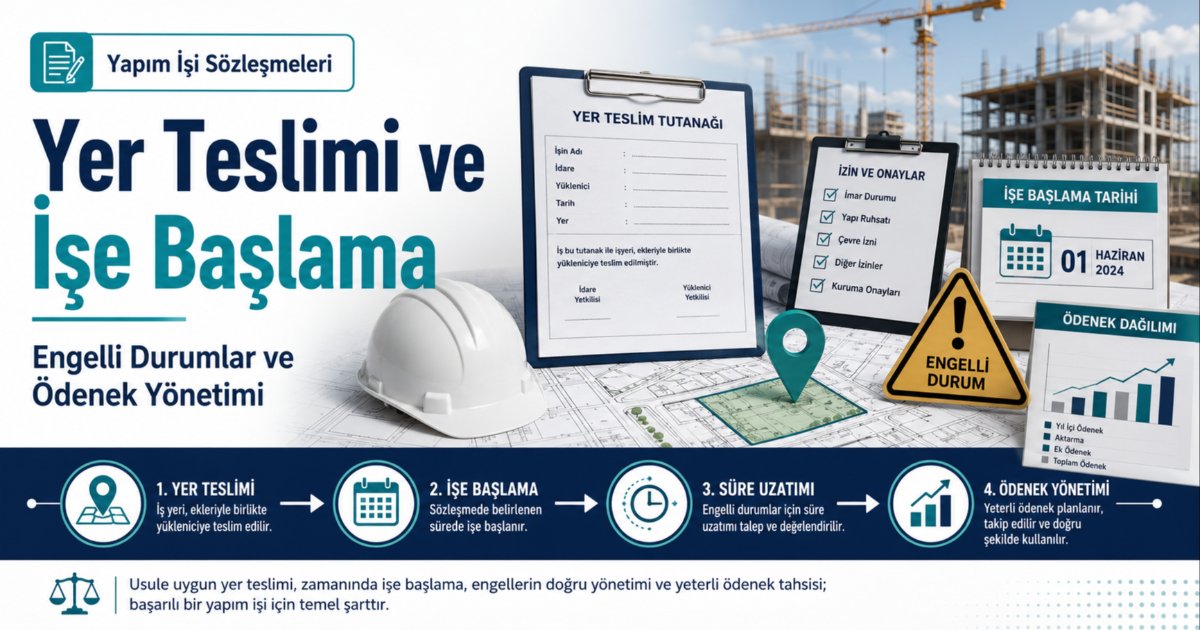 Yapım İşlerinde Yer Teslimi ve Sözleşme Süreci